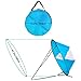 Kayak Sail Foldable PVC Quick Release Clear Window Downwind Kayak Wind Sail Portable Kayak Accessories for Inflatable Boats Kayaks Canoes Blue Summer Outdoor Sports Accessories
