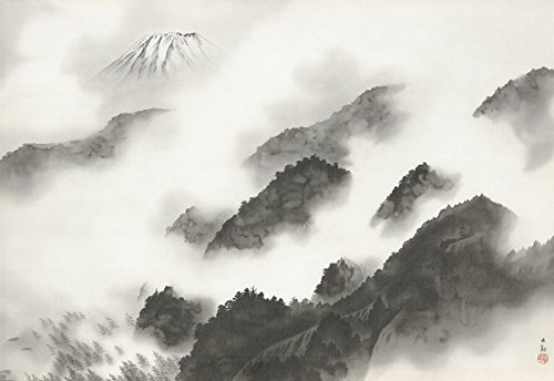Amazon.co.jp: 横山大観『雨霽る(あめはれる)』コロタイプ 風景画