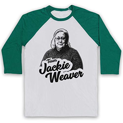 T-Shirt de Base-Ball Team Jackie Weaver à Manches 3/4 Style Rétro
