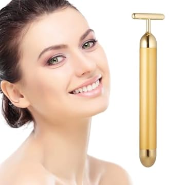 Massageador Elétrico Harmonização Facial Botox Gold 24k Efeito Lifting Prevenção envelhecimento da pele anti rugas e Idade Beauty Rejuvenescedor Premium Makis