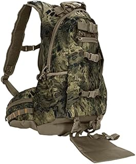 North Mountain Gear Camouflage Hunting Backpack Waterproof Bow and Rifle Compatible Hunting Bag (Prym1 Woodlands)