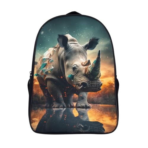 Mochila escolar Rhino para niños ideal para clases excursiones y días de lluvia