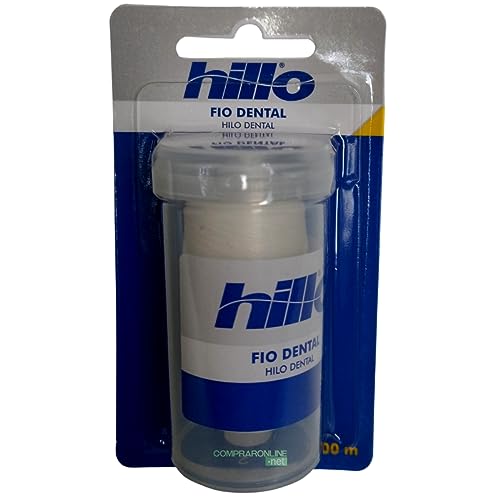 Kit 4 Fio Dental Hillo 2000 Metros Encerado Dentes Muito Mais Limpos Premium