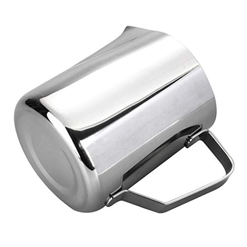 Dianoo Jarra De Espuma De Leche Acero Inoxidable Jarra Humeante Arte Latte Taza De Espuma Para El Café Capuchino… - Imagen 7