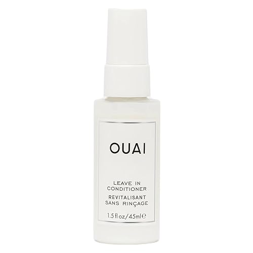 OUAI Acondicionador sin enjuague y espray protector del calor, prepara el cabello para el estilo, suaviza la caída, añade brillo y úsalo como spray