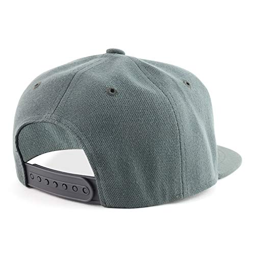 Image of Trendy Apparel Shop Infant to Youth Plain Structured Flatbill Snapback Cap