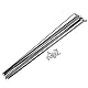 Fahrradspeichen Quarkzman 12 Stück 14G J-Kurve 286 mm mit Nippeln