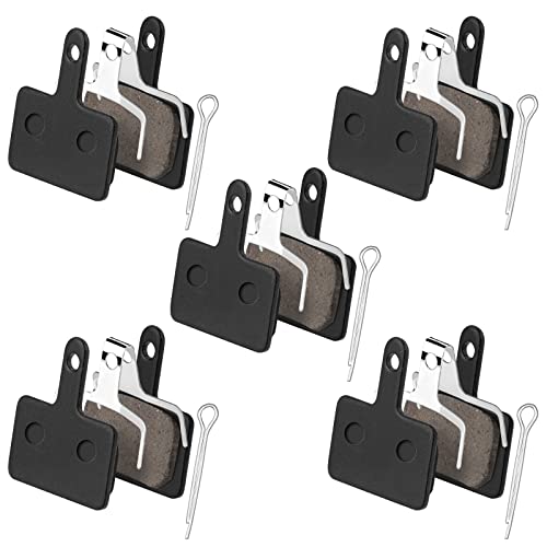 Bremsbeläge Fahrrad 4 Paar - Scheibenbremsbeläge Für Deore, TRP, Tektro | Metallfasern Blau