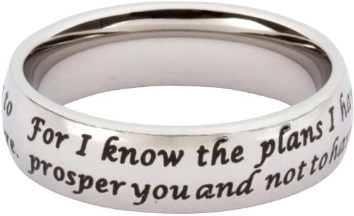 Jewelry Scripture Ring Jeremiah 29:11