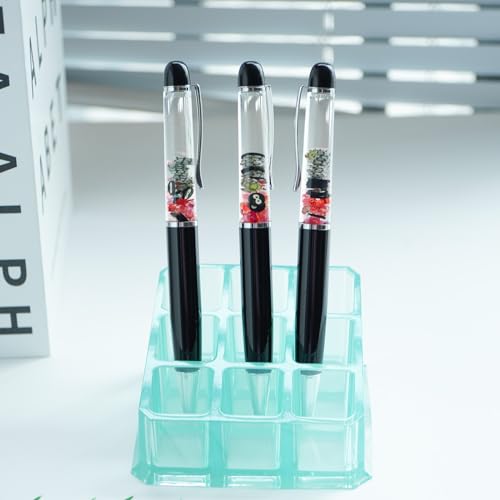 Image of Virus Covid Spooky Halloween Nurses Assistant Funny Pens Cute Floater Floating Liquid Writing Journaling Office Pen Unique Gift For Women Men