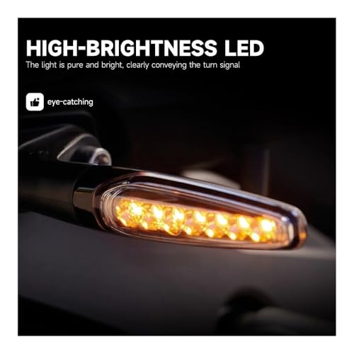 Clignotant LED de moto fluide pour remplacer indicateur Street Triple S - 5