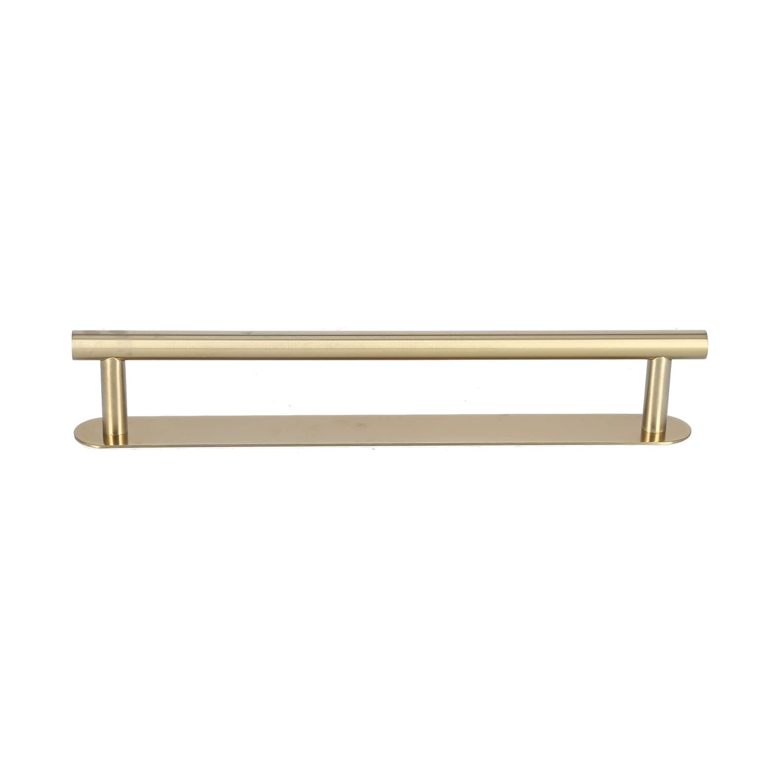 SIXRUN Toallero, Toallero Adhesivo de Acero Inoxidable 304, Varilla única de Oro Cepillado, Montaje en Pared sin Taladro, Soporte Resistente a la Oxidación para Baño, Cocina, Gabinete, Hogar (60cm)