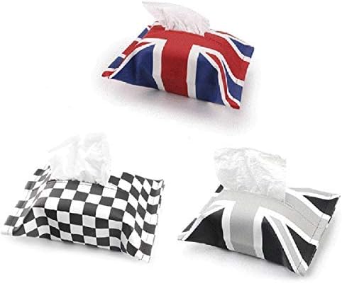 Amazon K Joy レザー ティッシュ ケース ティッシュカバー ユニオンジャック Bmw Mini ミニ クーパー 車 アクセサリー おしゃれ チェッカー 車用ティッシュカバー ボックス 車 バイク
