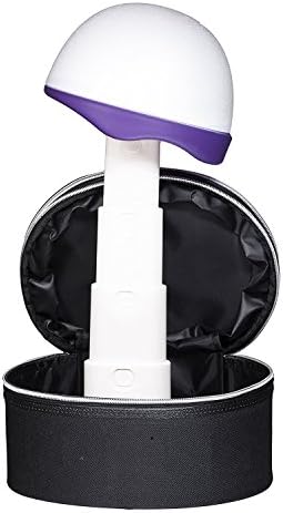 Expandable Wig Travel Case - Mini Sized - Breathable Black Canvas Material with Carrying Handles - By Dini Wigs