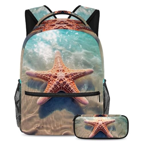 Sac à dos Blue Ocean Animal Starfish Coast 26 pour la rentrée des classes