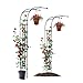 Arco da Giardino per Rampicanti Pergole per Esterno Arco per Rose Metallo Mezza Parete Laterale Robusto 60x240cm 200x240cm 270x240cm Supporto Piante Antiruggine(W:120cm*H:240cm) immagine