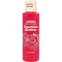 Emotion Lotion Edible Water Basesd زيت تدليك الاحترار المنكه الأصلي WATERMELON بواسطة Emotion Lotion 4oz