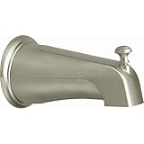 Moen 3808BN Kingsley Replacement Tub Diverter Spout 1/2-Inch Slip Fit Connection, Brushed Nickel