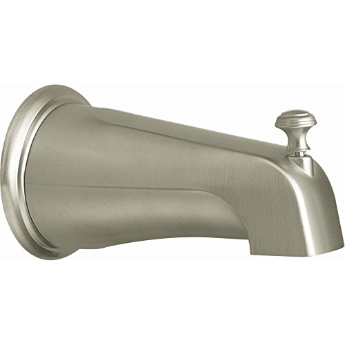 Moen 3808BN Kingsley Replacement Tub Diverter Spout 1/2-Inch Slip Fit Connection, Brushed Nickel Moen 3808BN Kingsley Replacement Tub Diverter Spout 1/2-Inch Slip Fit Connection, Brushed Nickel