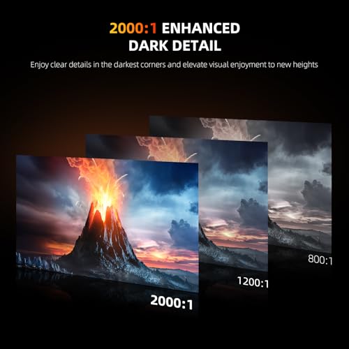 Image of UPERFECT Portable Monitor 4K 24 inch QLED, 400 Nits 145% sRGB Large Monitor | 3840 * 2160 UHD | USB-C & HDMI | VESA & Stand | Second Screen for Computer, Mini PC, Game Consoles