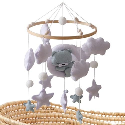 Móvil para Cuna | Móvil Infantil Dormilón | Juguete Portátil para Cuna Decoración Habitación Infantil Zona Juego Pared