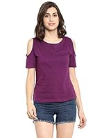 Ap'pulse Women's Cold Shoulder Top