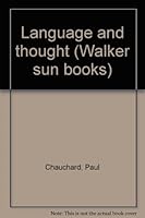 Language and thought (Walker sun books) B0007EAPWW Book Cover