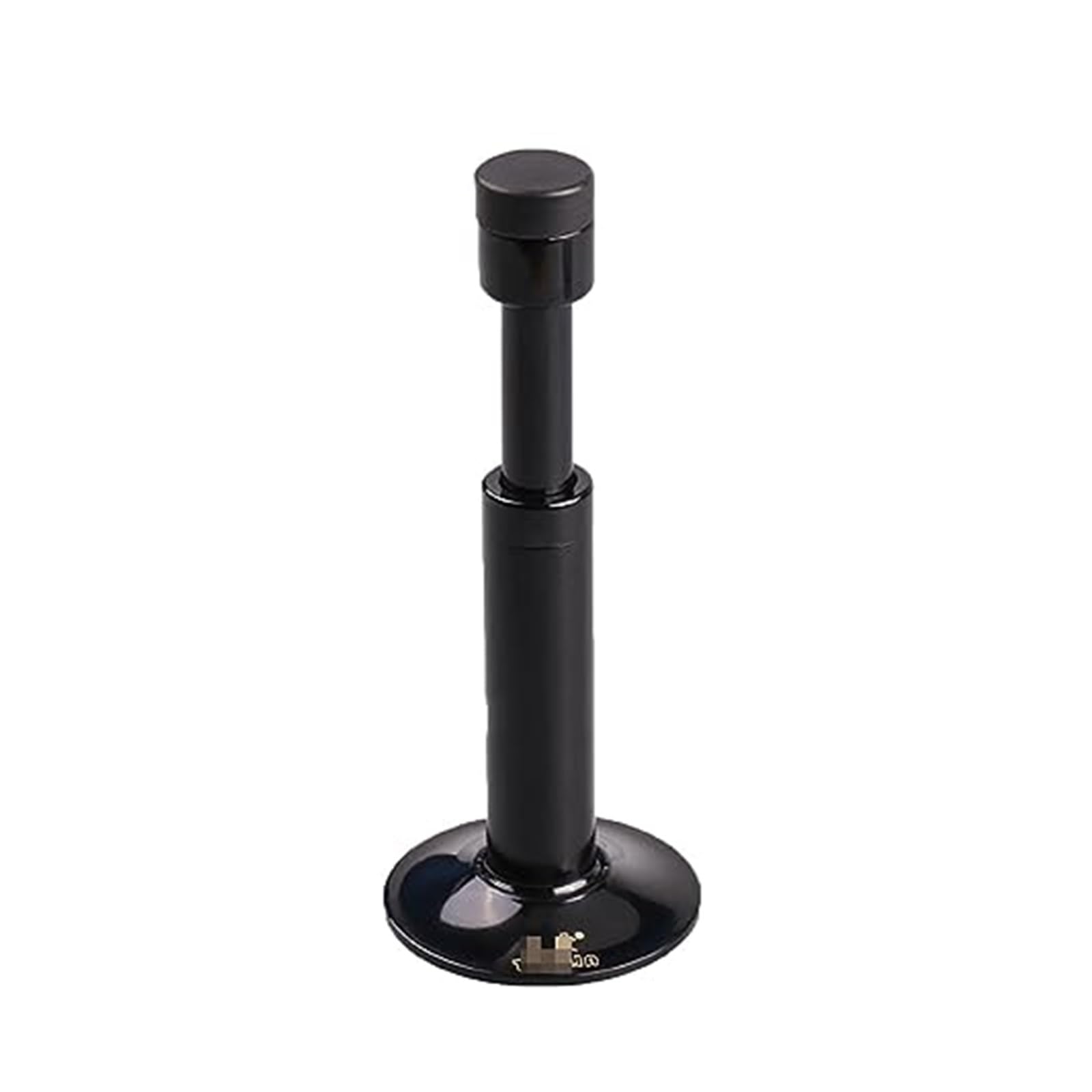 Door Stop Door Stoppers Brass Hydraulic Buffer Adjustable Door Stops Stopper Rubber Mute Anti-Collision Holder Catch(Nero)