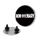 LookHUMAN Non-byenary Asexual Non-binary 1.5 Inch Round Enamel Pin