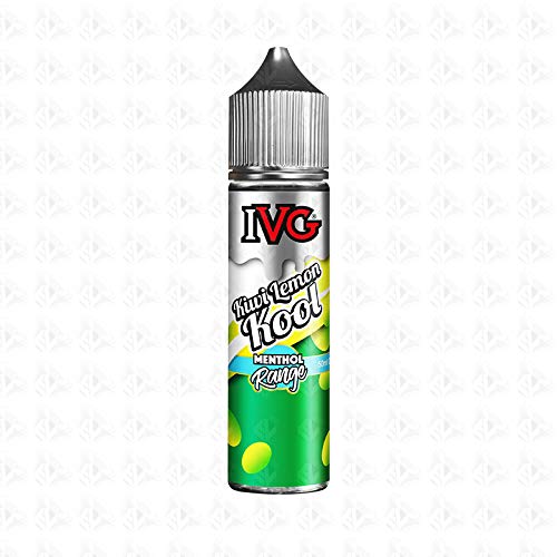 I VG | Menthol Range | 50ml Shortfill | Evolution Vaping | TPD Compliant | No Nicotine (Kiwi Lemon Cool)