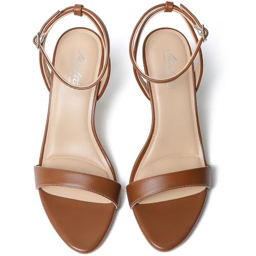 Image of Mostrin Heels for Women Strappy Pointed Open Toe Stiletto High Heeled Sandals