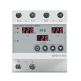 【Installation facile】:Inverseur de sources Grâce à son montage sur rail DIN et son format compact de 82*72*68 mm, il ne prend pas de place et peut être installé dans le tableau électrique domestique. Son boîtier en ABS ignifugé le rend adaptable aux environnements complexes, garantissant un fonctionnement stable et fiable.