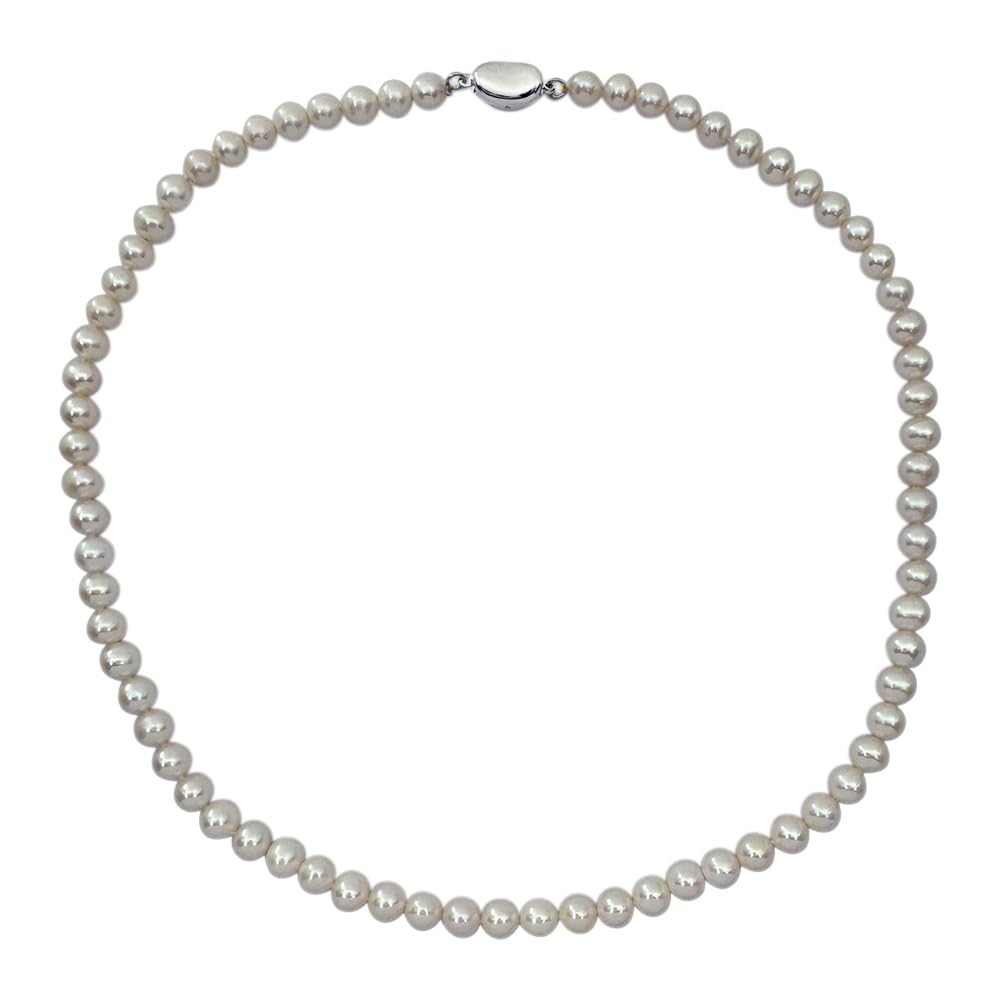 [LLOYD] 韓国☆Natural Freshwater Pearl Bead Necklace Beautiful 10-11mm White Huge Freshwater Cultured Pearl