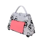 Post-it Pop-up Notes Dispenser for 3 x 3-Inch Notes, Black & White Personalizable Floral Purse, Includes 90 Post-it Notes