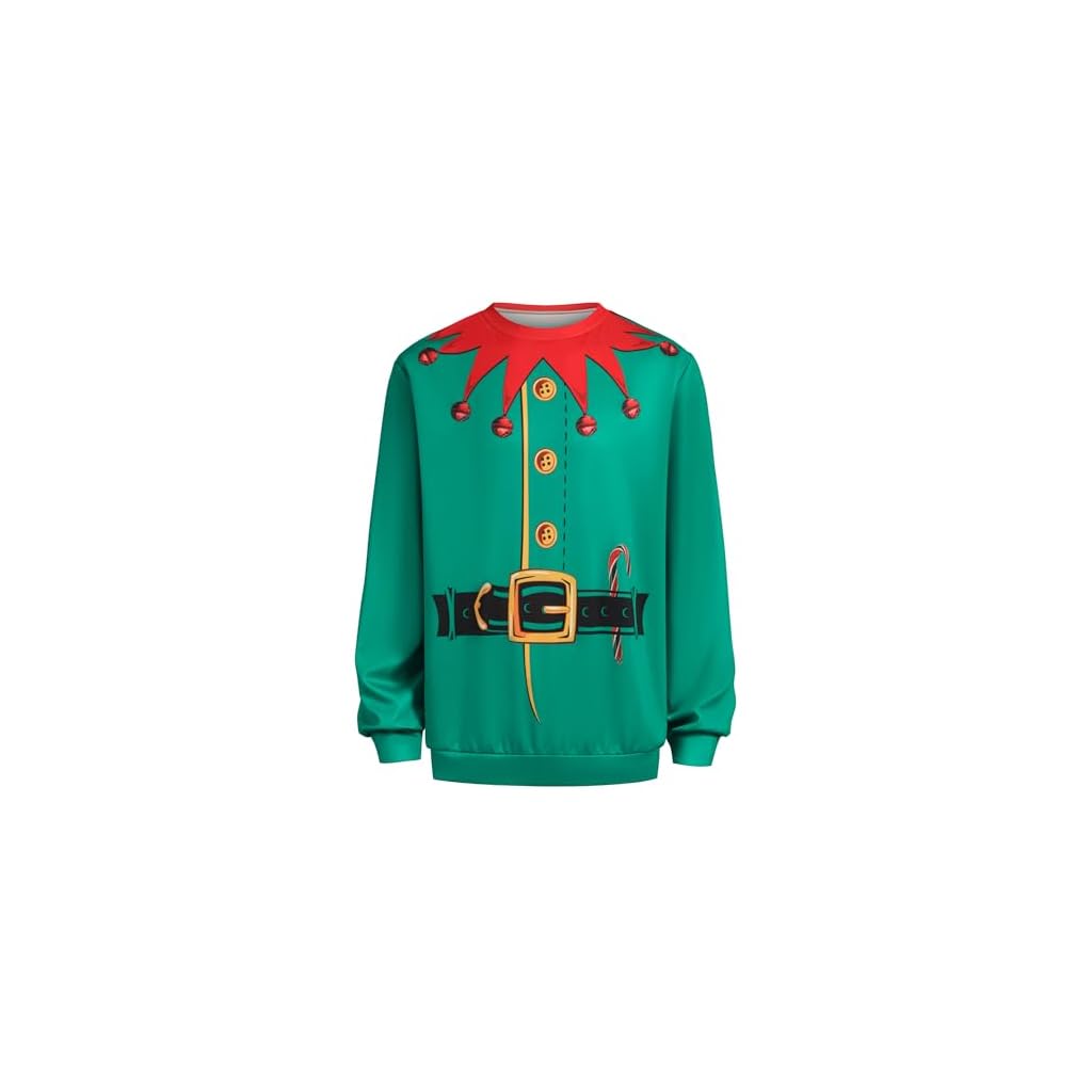 Ugly Christmas Sweatshirt Men Women, Funny Christmas Sweatshirt, Funny Abs Pullover Xmas