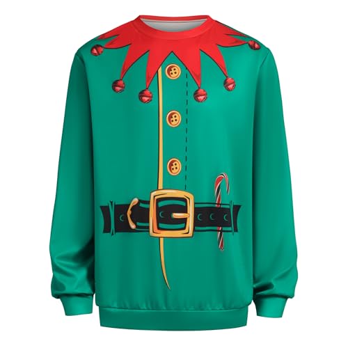Ugly Christmas Sweatshirt Men Women, Funny Christmas Sweatshirt, Funny Abs Pullover Xmas 1 Ugly Christmas Sweatshirt Men Women