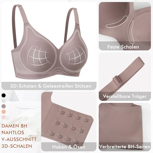 Soutien-gorge sans armatures anti-irritations sans coutures pour éliminer les marques