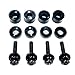 ReplacementScrews M6 30mm TV Wall Mount Screws - Universal Metric M6 Mounting Hardware Kit - Includes Washers and Spacers for M6 12mm to M6 30mm Installations. VESA Compatible - Any TV Brand.
