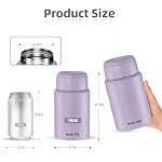 Insulated Food Jar 18oz Stainless for Work/Travel Purple - Image 2