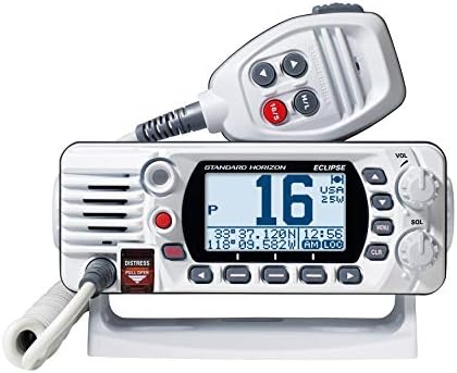 Standard Horizon Eclipse-Series VHF Radio w/GPS,White,Small