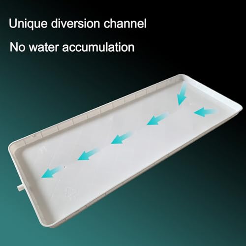 Bac de récupération pour climatiseur portable en acier durable avec kit complet