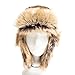 ULTRAFINO Ushanka Trooper Russian Pilot Aviator Leather Winter Trapper Hat Sizes