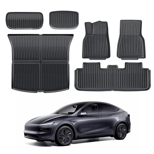 Tapis de sol Tesla Model Y Juniper parfaits pour les sorties en famille sous la pluie