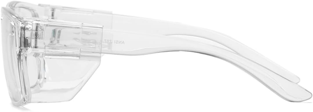 UV400 Photochromic Safety Glasses with Removable Side Shields, Blue Light Blocking - Image 3