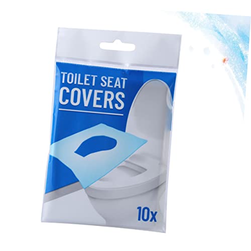 Beaupretty 12 Pacotes Tapete De Banheiro Tampas De Banheiro De Viagem Acessórios De Banheiro Tampas