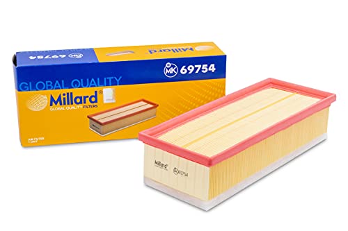 Millard Filters Auto-Luftfilter Millard MK69754 78x345x135 mm...