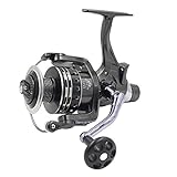 POWERFUL-Max Ziehen Sie bis zu 26,4 LB. KN6000 Spinnrollen haben Kohlefaser-Schleifscheiben für die glatteste Angelrolle. Ein rostfreier Stahl als Hauptwelle, CNC bearbeitete Aluminiumspule, hochfester Hochmodul korrosionsfreier Graphitkörper, computerausgeglichener Rotor