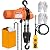 Exquimac Electric Chain Hoist 2200LB Capacity Electric Hoist 110 V - 1500W, Electric Winch with Remote 10FT Lifting Height, Garage Hoist Perfect for Warehouse, Shop, Construction & Industrial Use