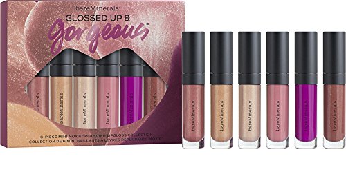 bareMinerals Glossed Up & Gorgeous 6-Piece Mini Moxie Plumping Lipgloss Collection