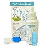 Menicon Unique pH Multi-Purpose Saline Solution Travel Pack 2.5 Oz and DMV Scleral Cup Large Contact...